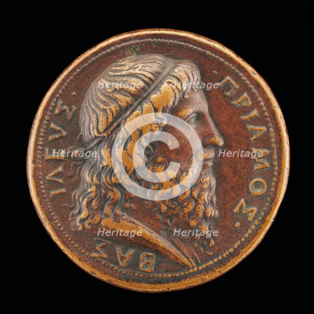 Priam, King of Troy [obverse], 16th century. Creator: Alessandro Cesati.