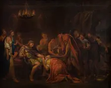 Priam Pleading with Achilles for the Body of Hector, c1800. Creator: Unknown