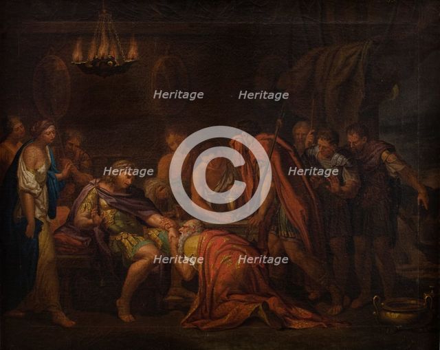 Priam Pleading with Achilles for the Body of Hector, c1800. Creator: Unknown.