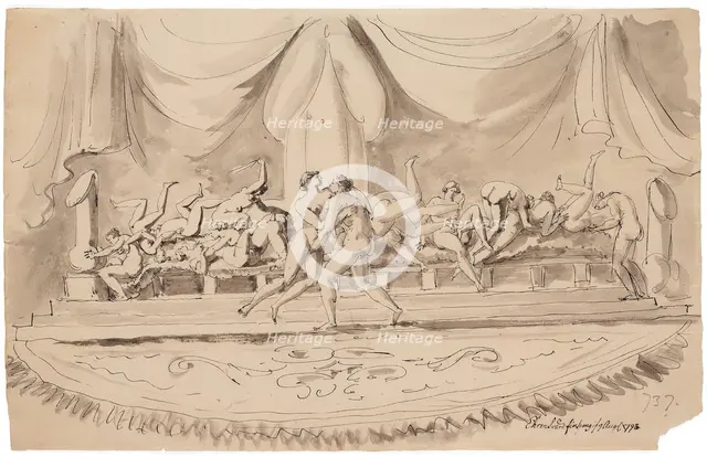 Priapus Festival, 1798. Creator: Ehrensvärd, Carl August (1745-1800).