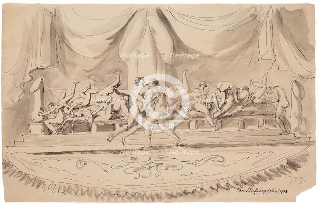 Priapus Festival, 1798. Creator: Ehrensvärd, Carl August (1745-1800).