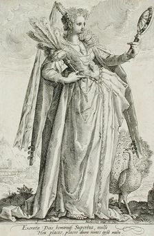 Pride, c1587. Creator: Jacob Matham