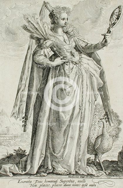 Pride, c1587. Creator: Jacob Matham.