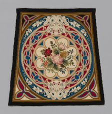 Prie-Dieu Cover, England, c. 1857/60. Creator: Unknown