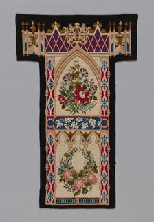 Prie-Dieu Cover, England, c. 1857/60. Creator: Unknown