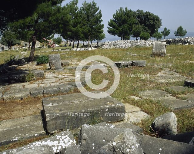 Priene, Agora, Ionia, Anatolia, Turkey, 1999. Creator: Unknown.