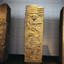 Priest Makes Offering to Mayan Sun God