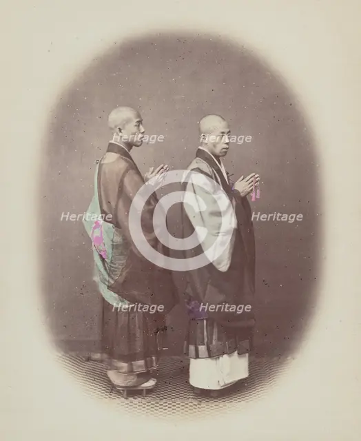 Priest or Zen Shu, 1868. Creator: Felice Beato.