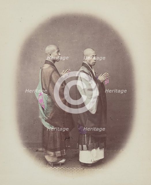 Priest or Zen Shu, 1868. Creator: Felice Beato.