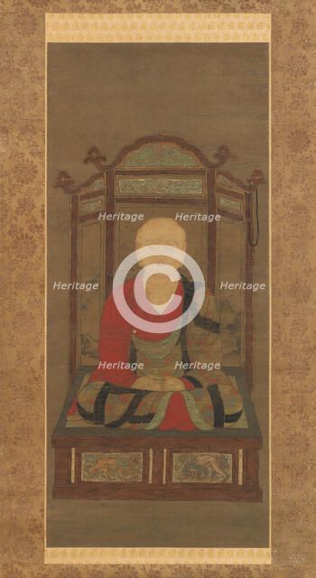 Priest in Meditation, 15th century. Creator: Unknown.