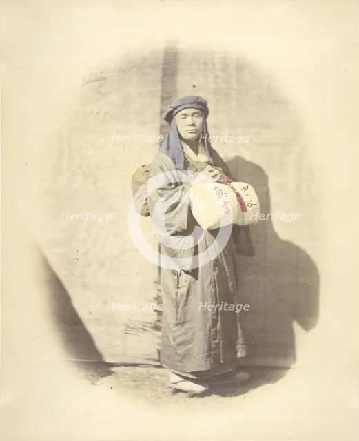 Priest Traveling, 1863-1868. Creator: Felice Beato.