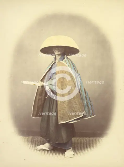 Priest Travelling, 1866-1867. Creator: Felice Beato.