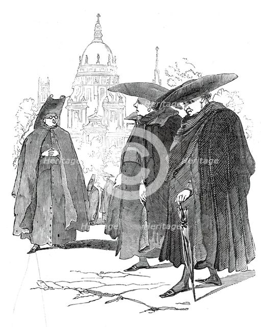 Priests, at Madrid, 1845. Creator: Unknown.