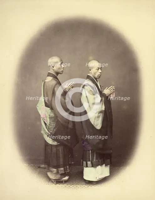 Priests or Zen Shu, 1866-1867. Creator: Felice Beato.