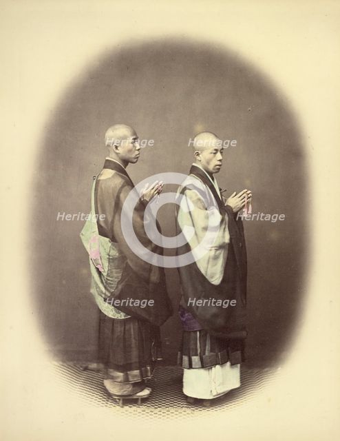 Priests or Zen Shu, 1866-1867. Creator: Felice Beato.