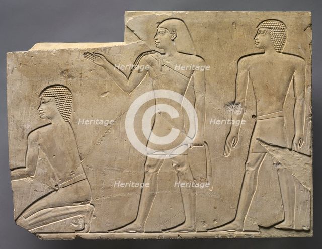 Priests Performing Funeral Rites, c. 667-647 BC. Creator: Unknown.