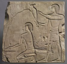 Priests Performing Funeral Rites, c. 667-647 BC. Creator: Unknown