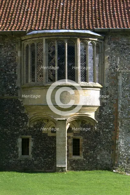 Prior's lodging, Castle Acre Priory, Norfolk, 1997. Artist: J Bailey