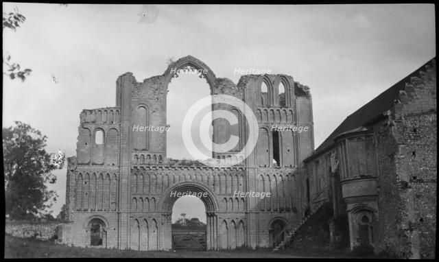 Priory of St Mary, St Peter, And St Paul, Castle Acre, King's Lynn And West Norfolk, 1940-1949. Creator: Ethel Booty.