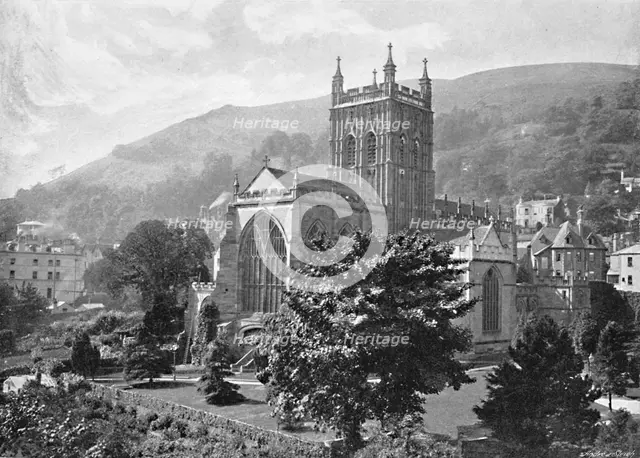 'Priory Church, Great Malvern', c1896. Artist: Harvey Barton.