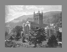 Priory Church, Great Malvern, c1900. Artist: Harvey Barton