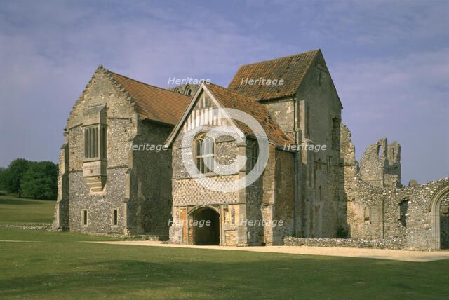 Prior's lodging, Castle Acre Priory, Norfolk, 1997. Artist: J Bailey