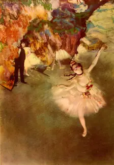 Prima Ballerina c1876, (1937). Creator: Edgar Degas