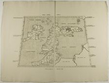 Prima Europe Tabula: Ptolemaeus Romae 1490, 1490, reprinted 1889. Creator: Unknown