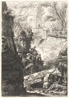 Prima Parte; Grotteschi; Carceri; Alcuna Vedute ...; Trofei di Ottaviano Augusto, pub 1800/1809. Creators: Giovanni Battista Piranesi, Francesco Piranesi