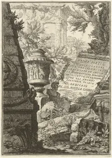 Prima Parte di Architetture, e Prospettive (First Edition, Third Issue), dated 1743 but printed 1747 Creator: Giovanni Battista Piranesi