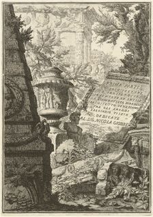 Prima Parte di Architetture, e Prospettive (First Edition, Third Issue), dated 1743 but printed 1747 Creator: Giovanni Battista Piranesi