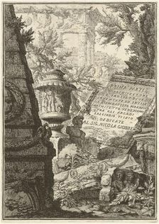 Prima Parte di Architetture, e Prospettive (First Edition, Third Issue), dated 1743 but printed 1747 Creator: Giovanni Battista Piranesi
