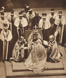 Primate Kneels at the King's Knees May 12 1937