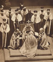 Primate Kneels at the King's Knees May 12 1937