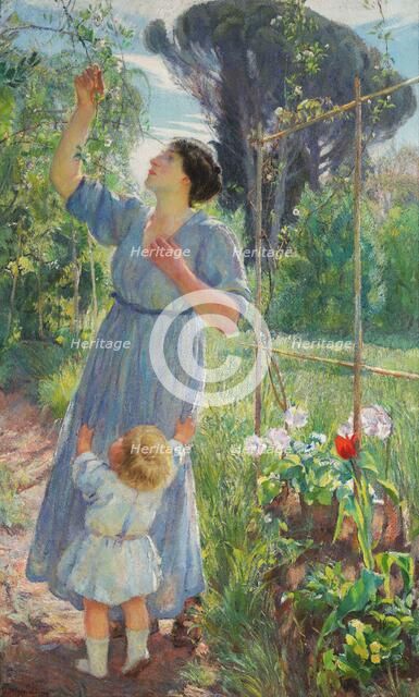 Primavera (Spring), 1918. Creator: Moggioli, Umberto (1886-1919).