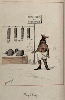 Prime Joints of Missionary - Buy! buy!, late 19th-early 20th century? Creator: Edwin Harcourt Burrage