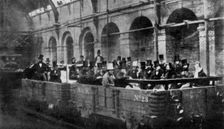 Prime Minister William Gladstone opens the Metropolitan Railway, London, 1863 (1951)