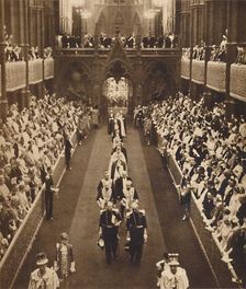 Prime Ministers in the Abbey May 12 1937