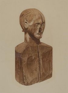 Primitive Bust, c. 1939. Creator: John Sullivan