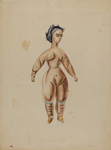 Primitive Doll, c. 1936. Creator: Percival Jenner