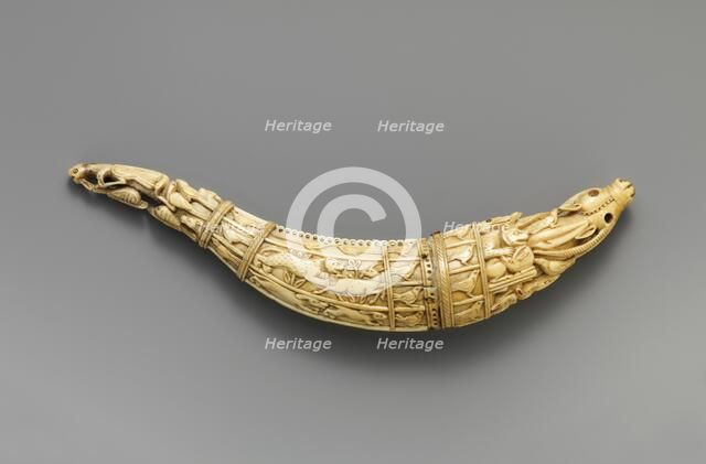 Priming Flask, Indian, probably Deccan, mid-17th century. Creator: Unknown.