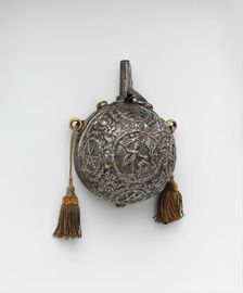 Priming Flask Made for Prince-Elector August I of Saxony (reigned 1553-86), German, ca. 1575. Creator: Unknown