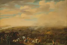 Prince Maurice at the Battle of Nieuwpoort, 2 July 1600, c.1632-c.1640. Creator: Pauwels van Hillegaert I