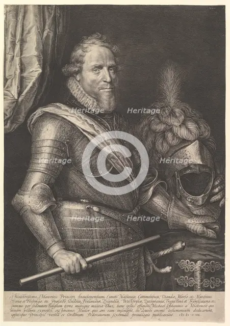 Prince Maurits of Orange, 1608. Creator: Michiel van Mierevelt.
