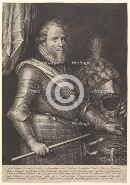 Prince Maurits of Orange, 1608. Creator: Michiel van Mierevelt.