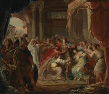 Prince Meleager refuses to fight against the enemies of his country, 1804. Creator: F. F. Sedmigradsky