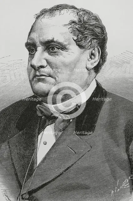 Prince Napoléon-Jérôme Bonaparte, (1822-1891), French politician, 1883.  Creator: Arturo Carretero y Sánchez.