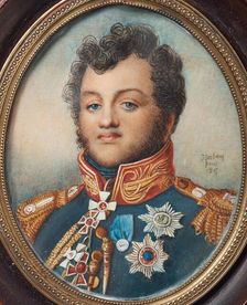 Prince Nikolai Grigoryevich Repnin-Volkonsky (1778-1845), 1815. Creator: Isabey, Jean-Baptiste (1767-1855)