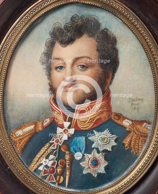 Prince Nikolai Grigoryevich Repnin-Volkonsky (1778-1845), 1815. Creator: Isabey, Jean-Baptiste (1767-1855).