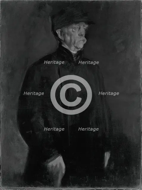 Prince Otto von Bismarck, 1896. Creator: Franz von Lenbach.